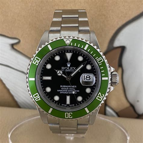 prezzo rolex ghiera verde fat four|Rolex Submariner Date Ghiera verde Fat Four Mark I .